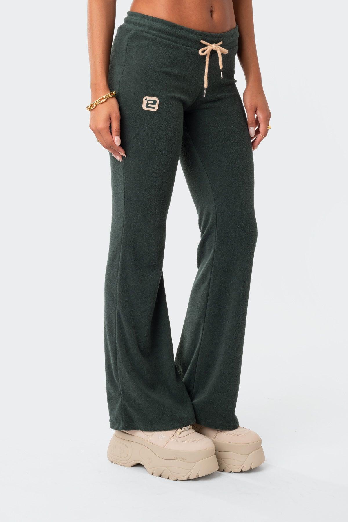 Terry Low-Rise Pants Product Image