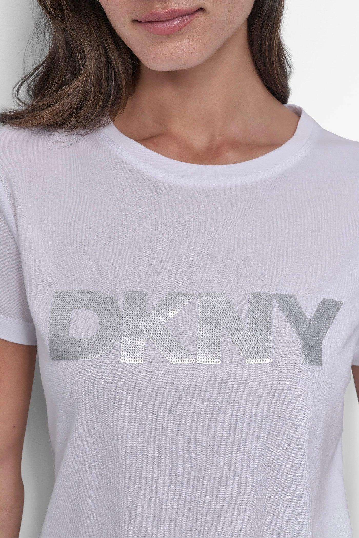 SEQUIN LOGO CREW NECK TEE Product Image