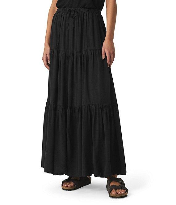 Splendid Melanie Knit Mid Rise A-Line Skirt Product Image