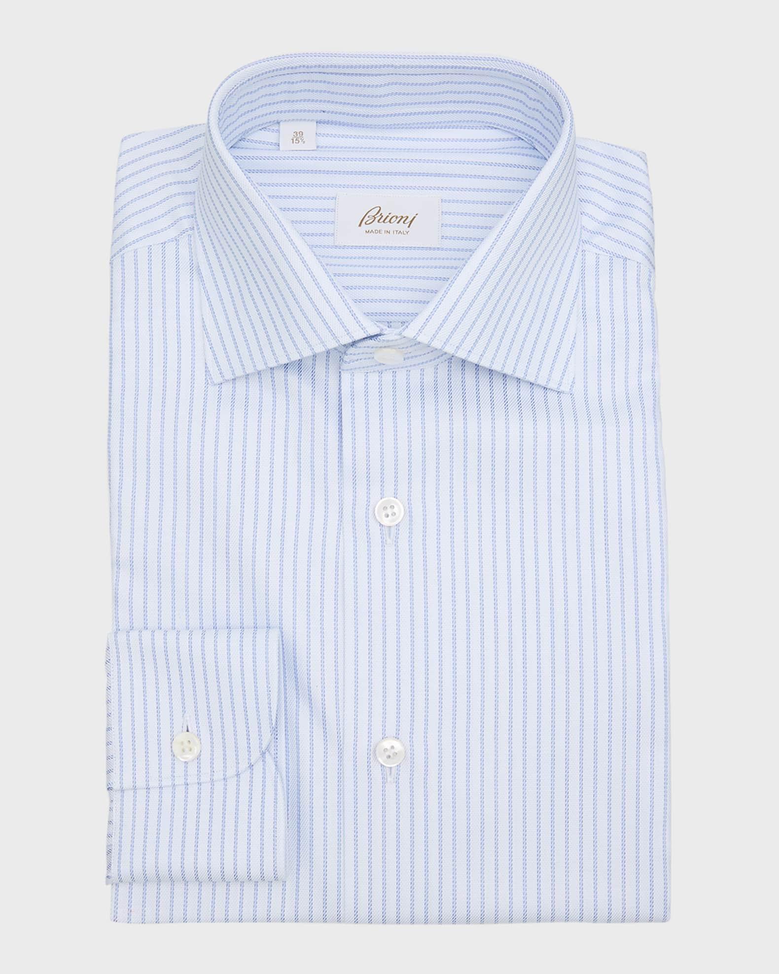 Men's Striped Dress Shirt Product Image