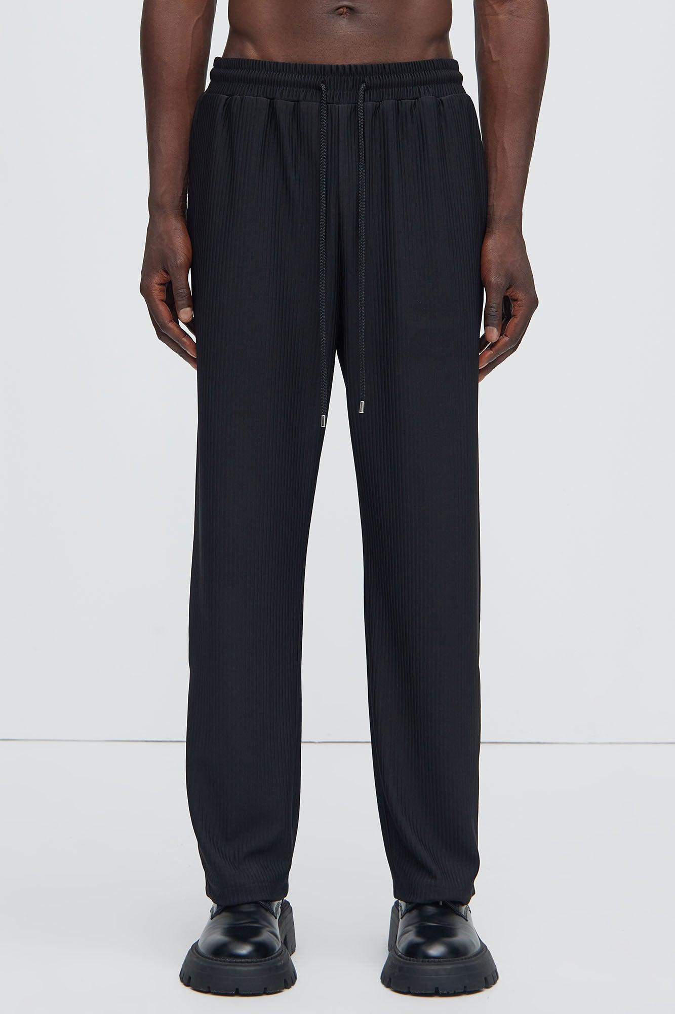 Archway Pleated Pants - Black Product Image