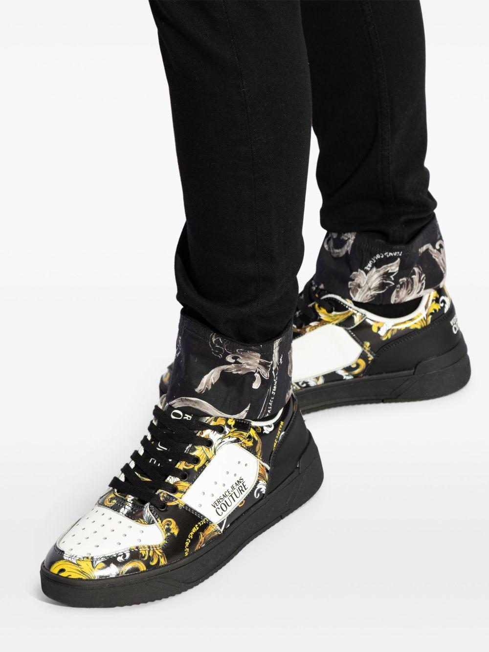 Barocco-print sneakers Product Image