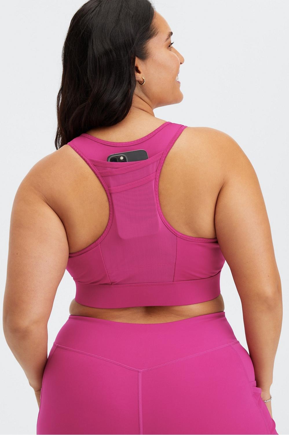 Fabletics Trinity High Impact Sports Bra Womens purple Size XXS Product Image