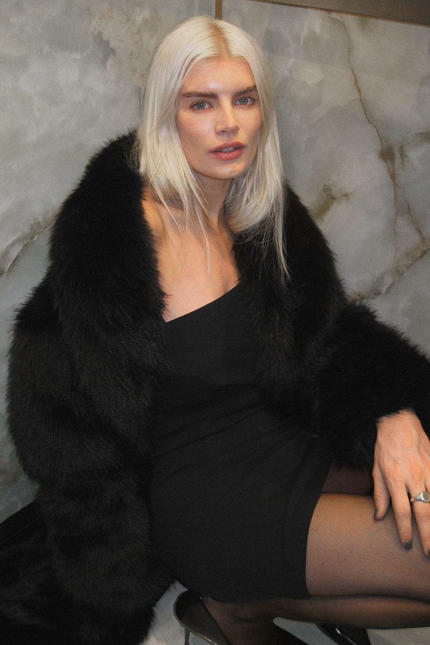 Asymmetric Bandeau Mini Dress Product Image