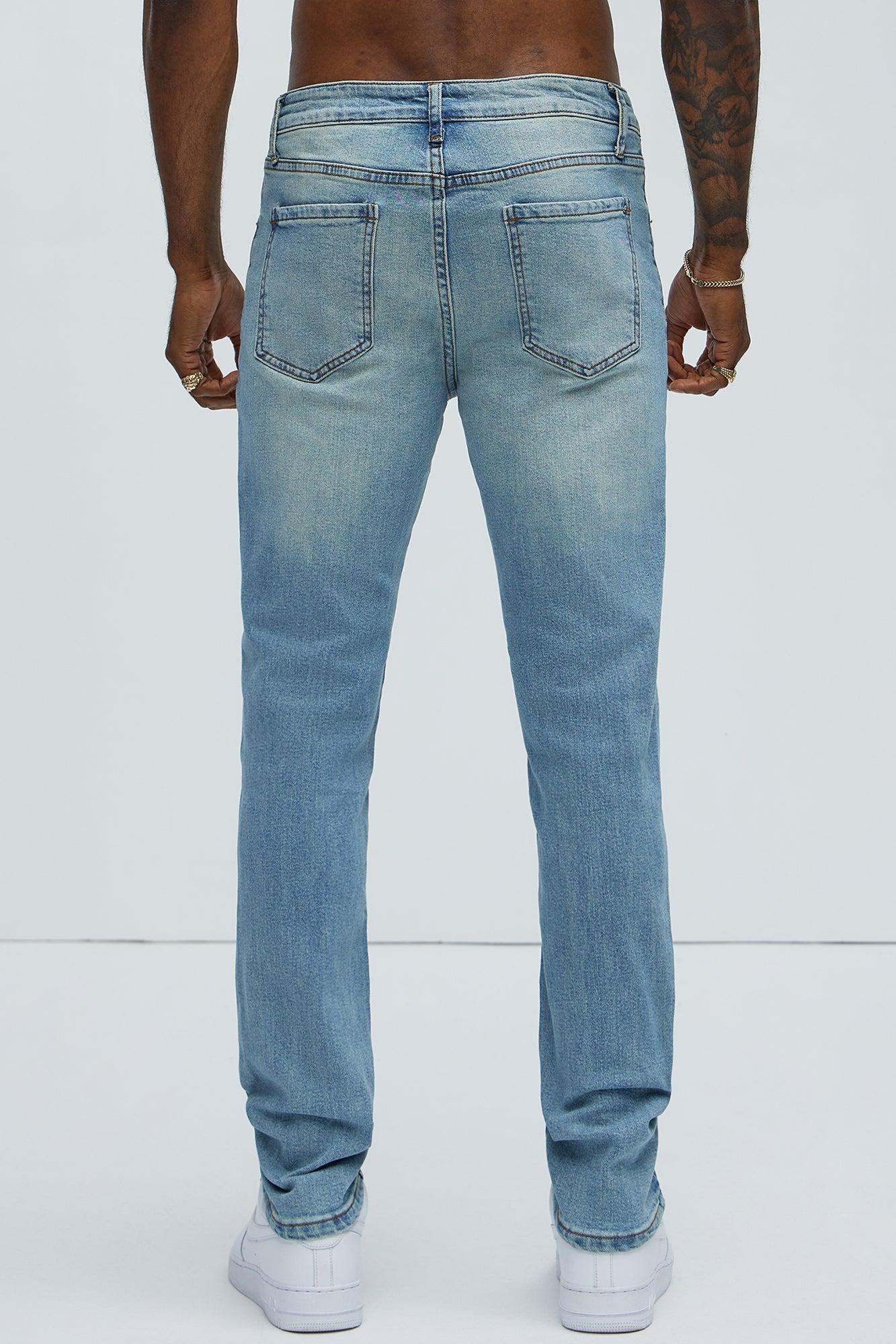 Cornell Distressed Skinny Jeans - Vintage Wash Product Image
