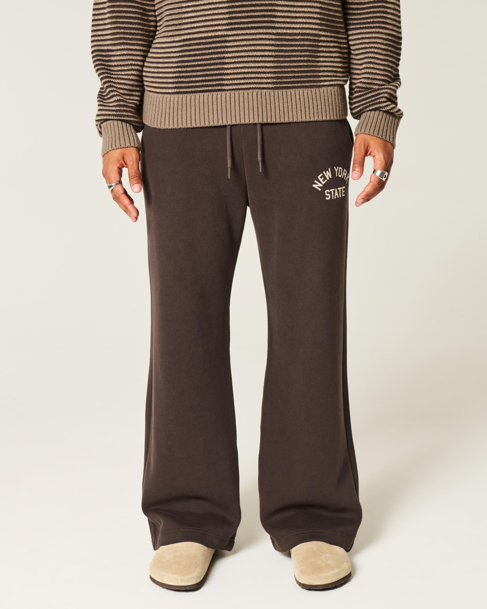 Applique Graphic Bootcut Sweatpants Product Image