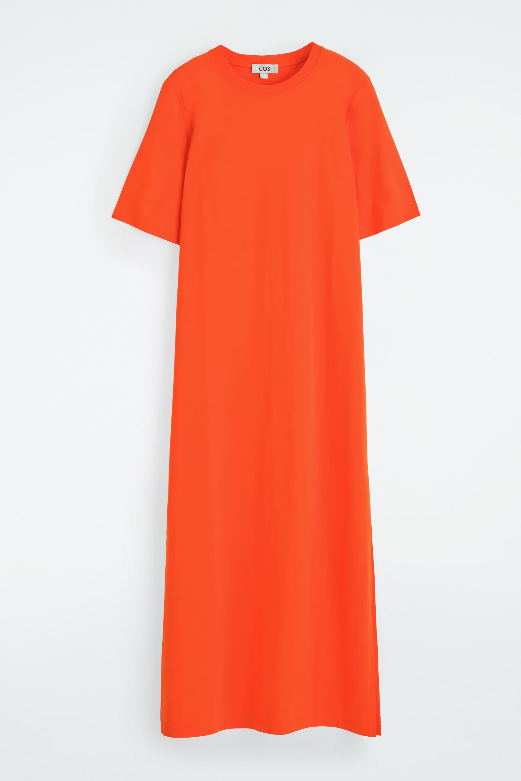 COTTON MIDI TSHIRT DRESS Product Image