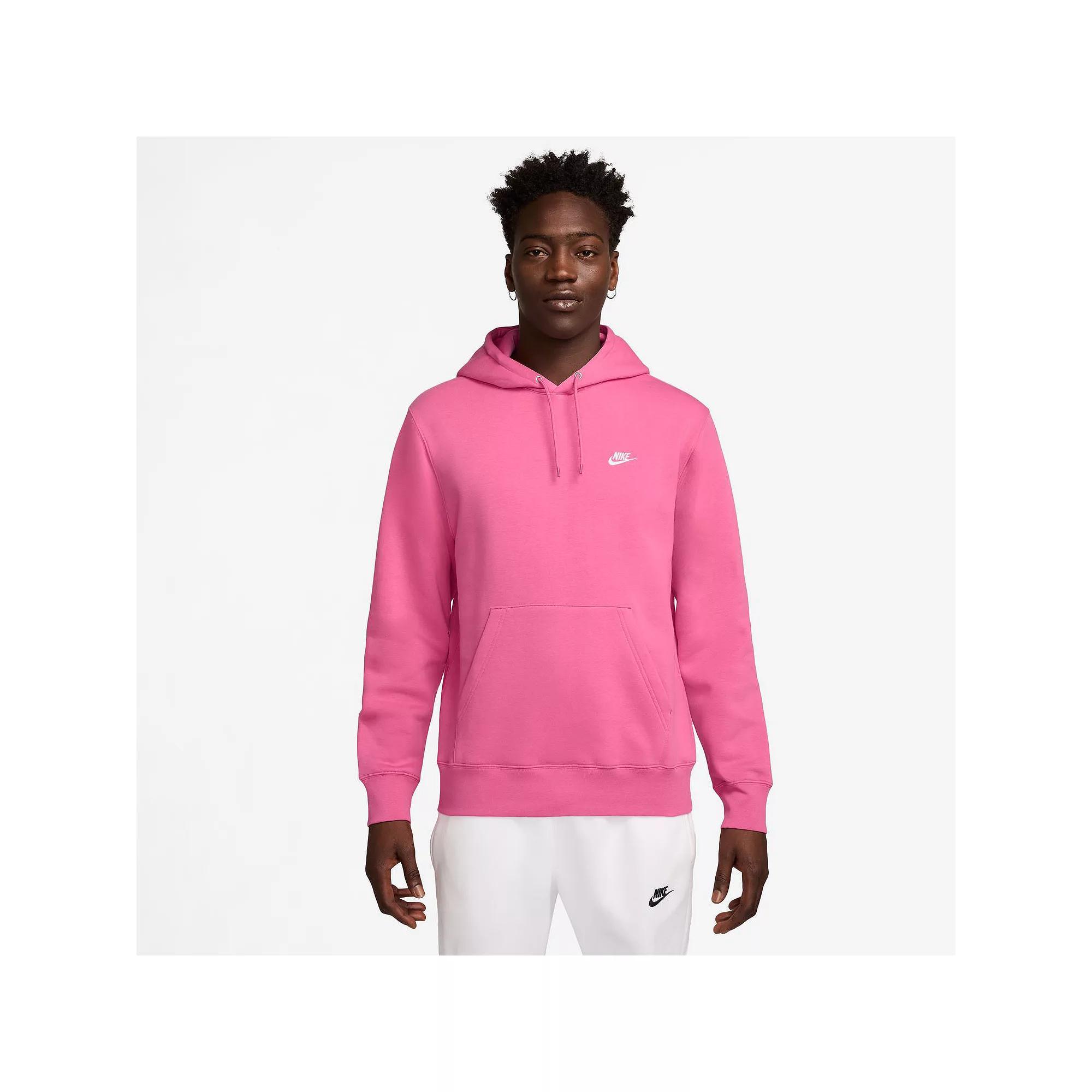 Big & Tall Nike Club Pull-Over Fleece Hoodie, Men's,  Product Image