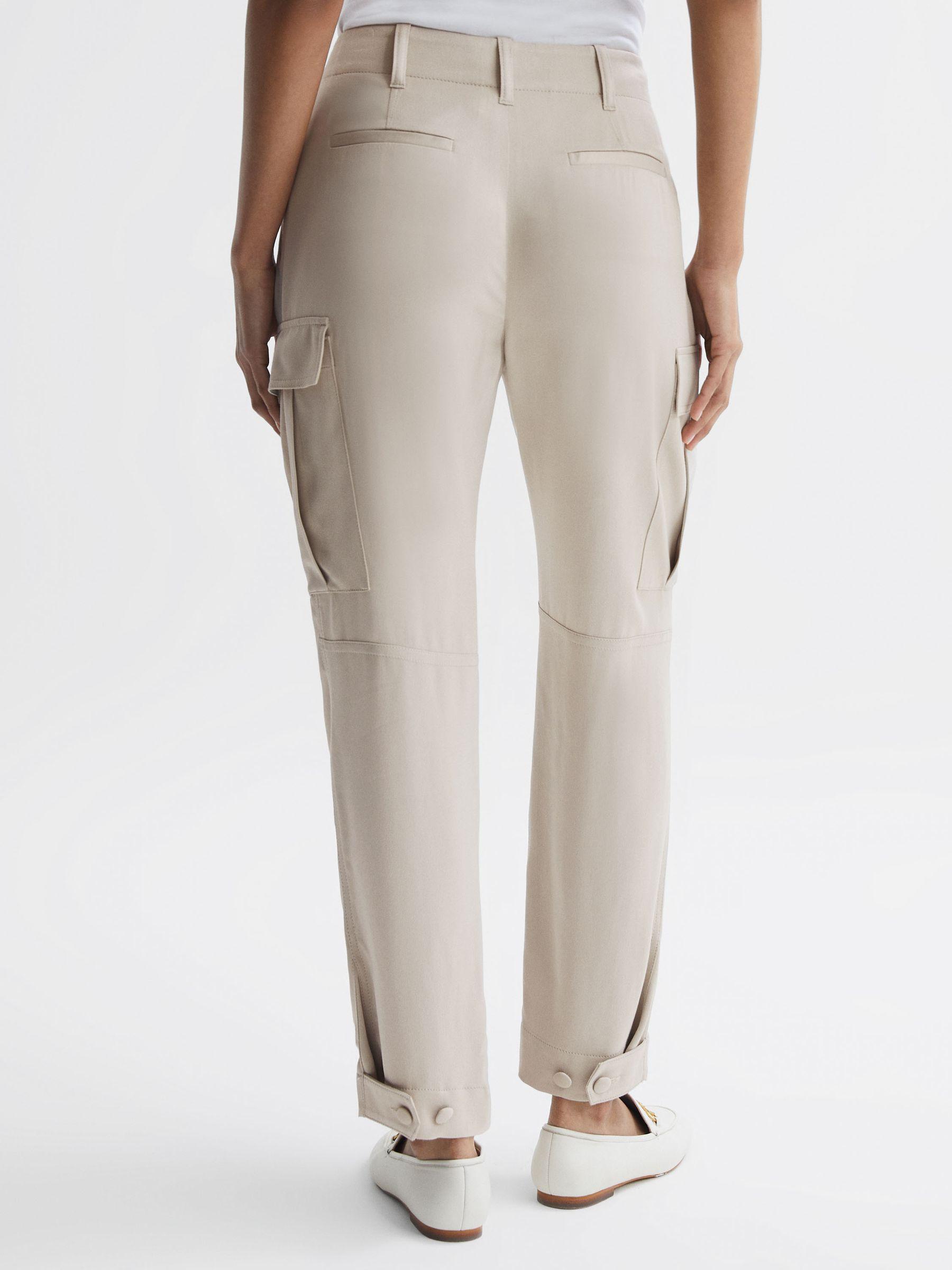 Tapered Combat Trousers in Stone Product Image