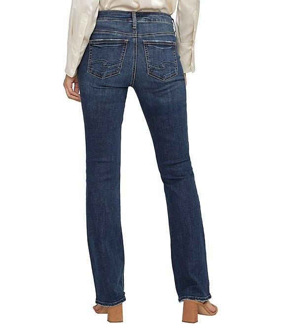 Silver Jeans Co. Elyse Mid Rise Slim-Fit Luxe Stretch Bootcut Jeans Product Image