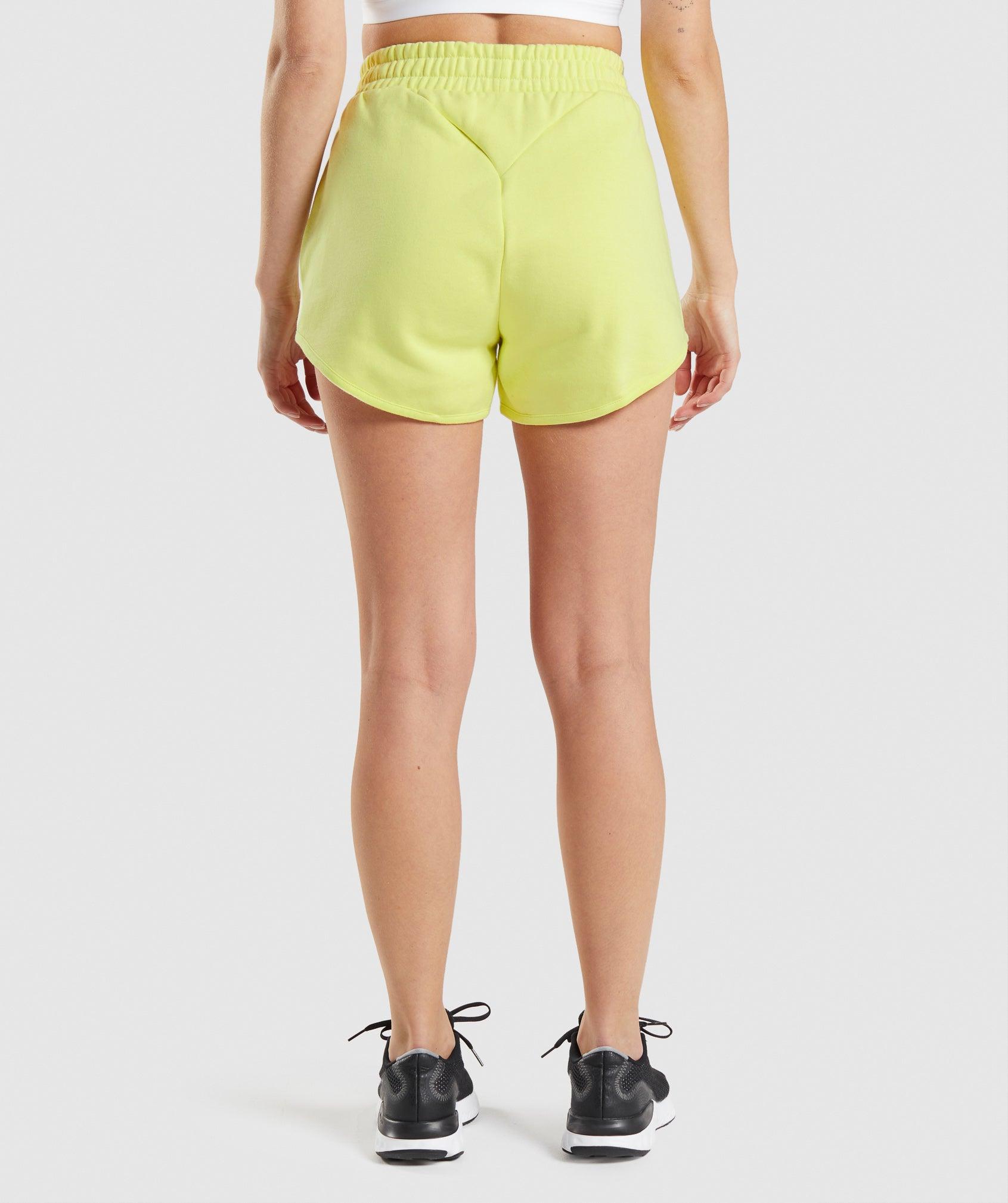 Gymshark Training Sweat Shorts - Firefly Green Female Product Image