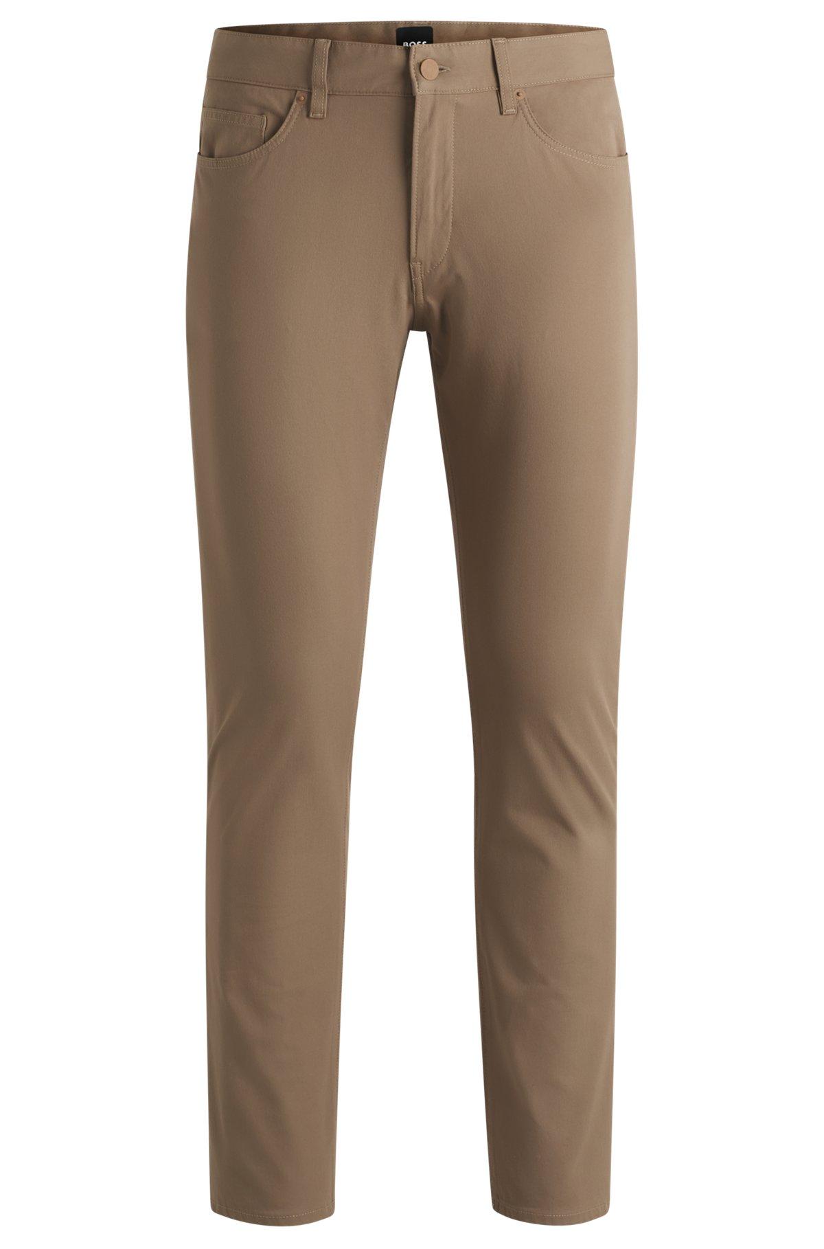 Delaware slim-fit trousers in performance-stretch fabric Product Image