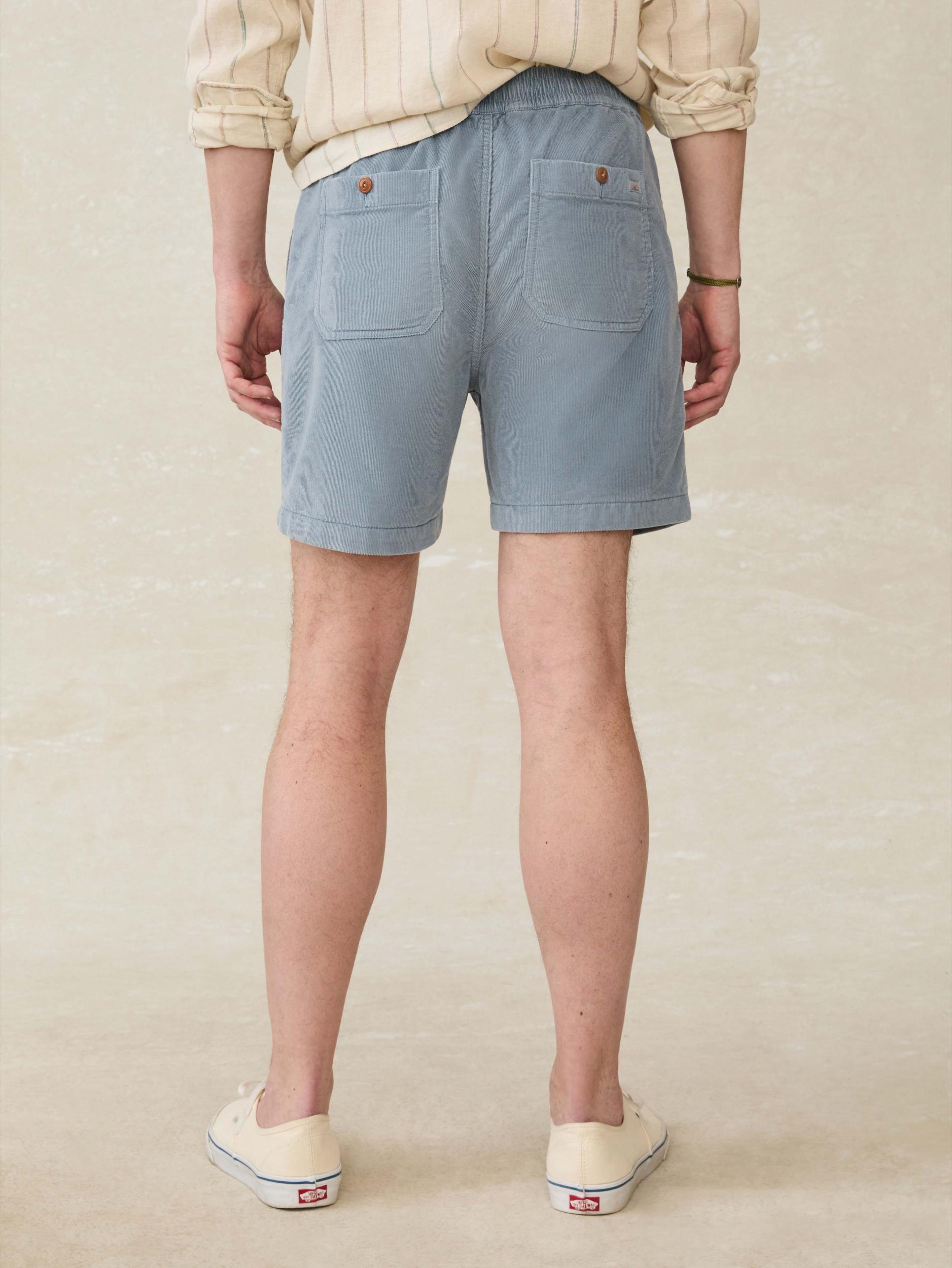 Corduroy Drawstring Utility Short - Light Flint Male Product Image