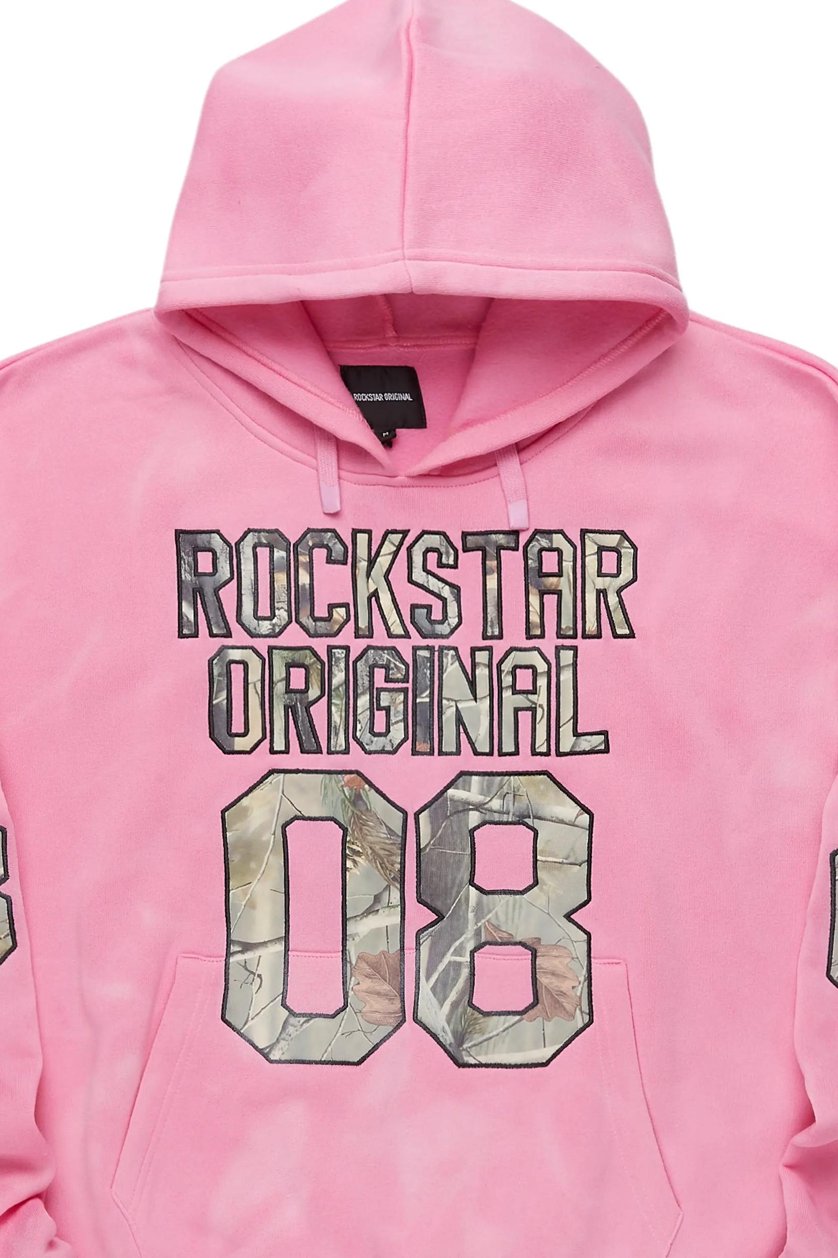 Atiya Pink Oversized Hoodie Female Product Image