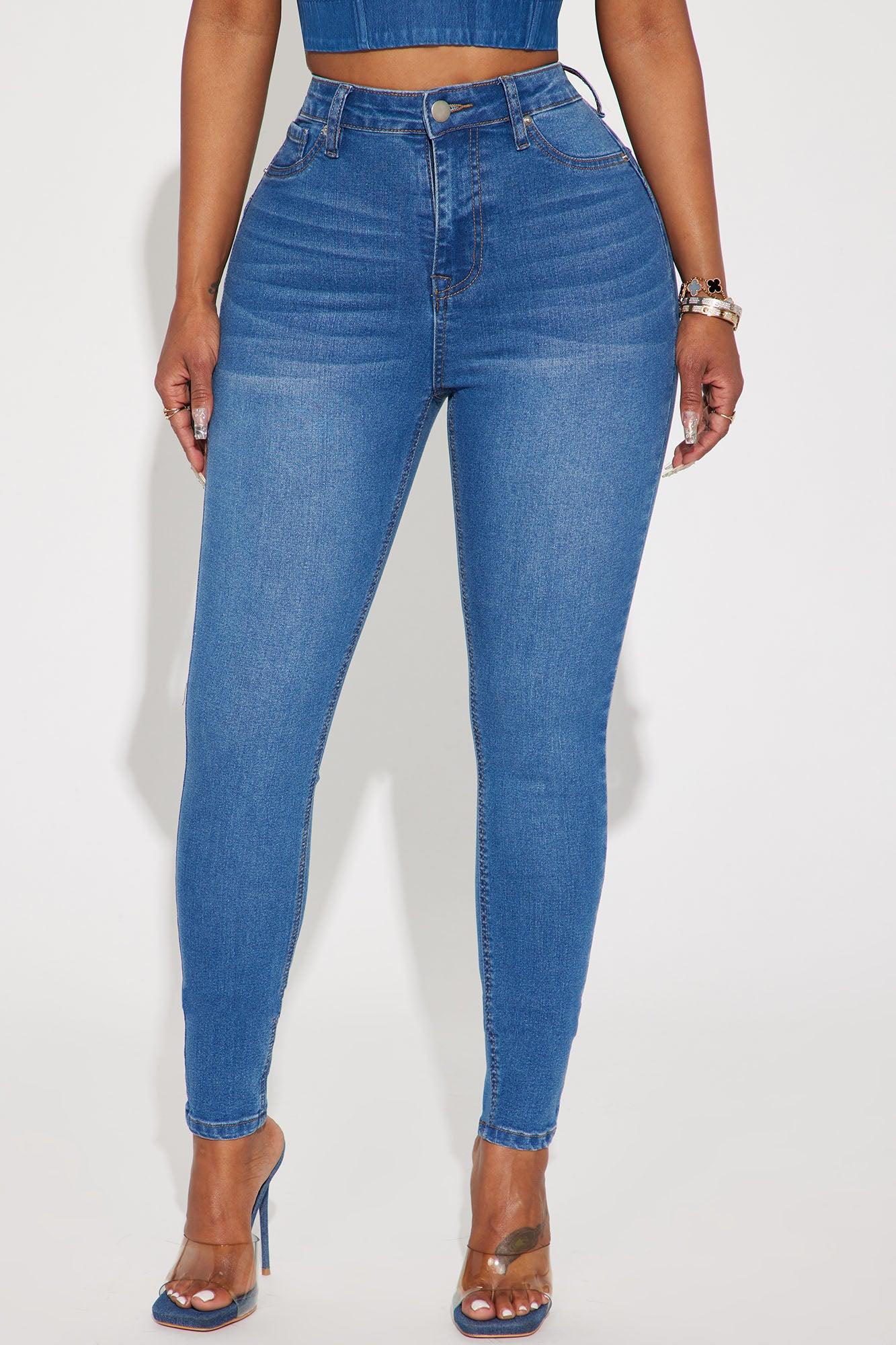 Tucson Booty Lifting High Rise Stretch Skinny Jeans - Medium Wash Product Image