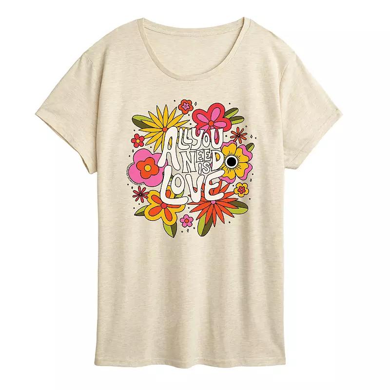 Women's The Beatles All You Need Is Love Graphic Tee,  Product Image