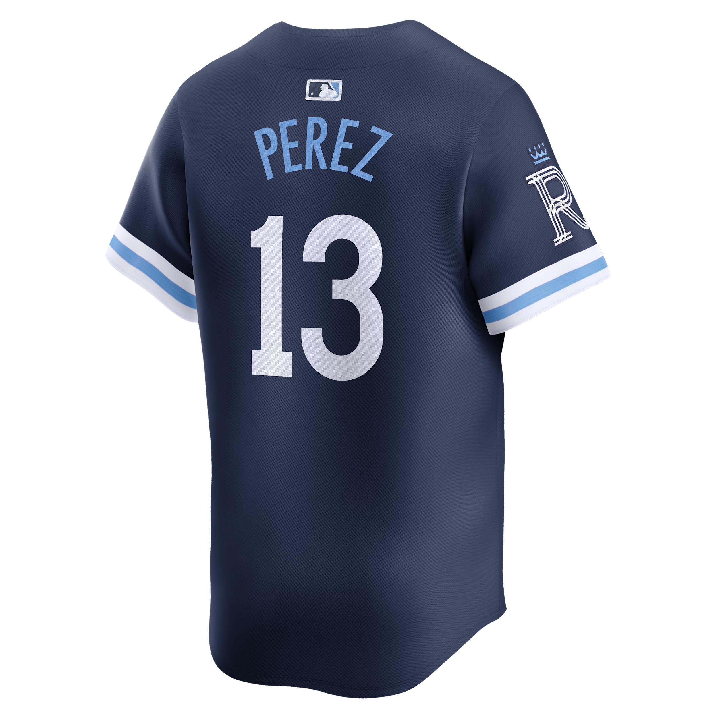 Salvador Perez Kansas City Royals City Connect Nike Mens Dri-FIT ADV MLB Limited Jersey | LM25RYC1RO9-FKD Product Image