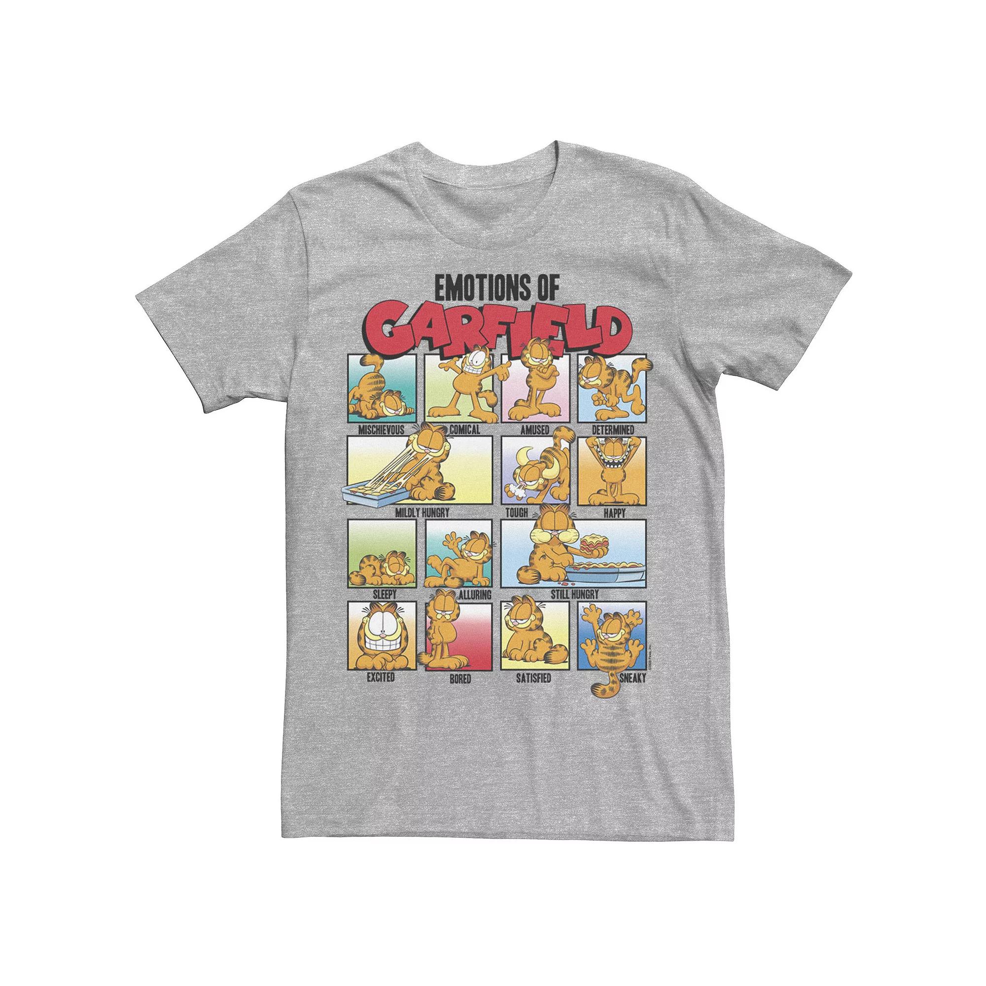 Men's Garfield Emotions Of Garfield Poster Tee,  Product Image