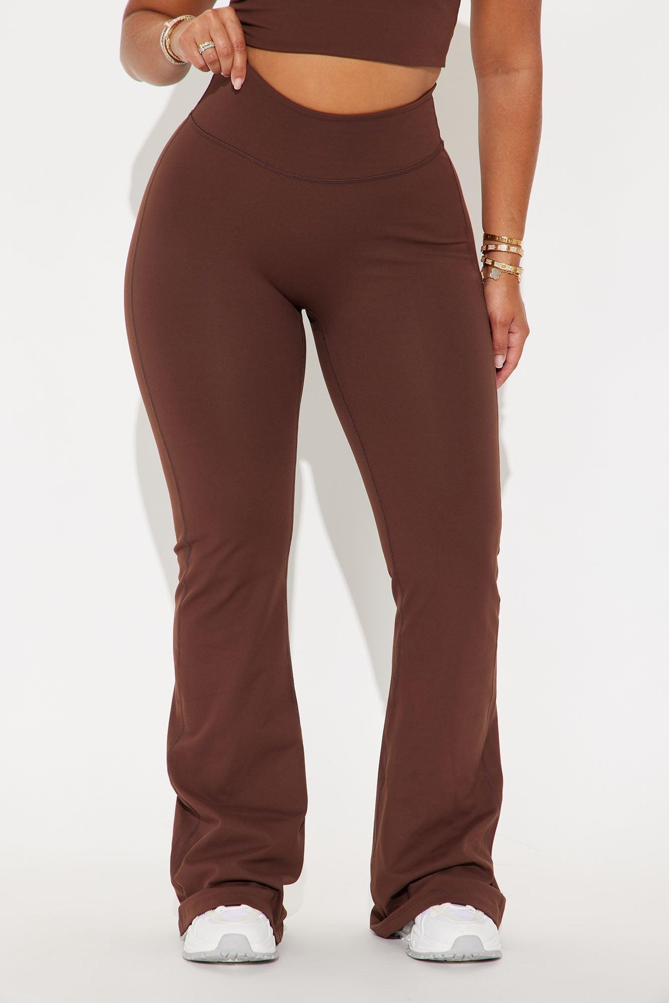 Claudia Super Soft Active Yoga Pant - Chocolate Product Image