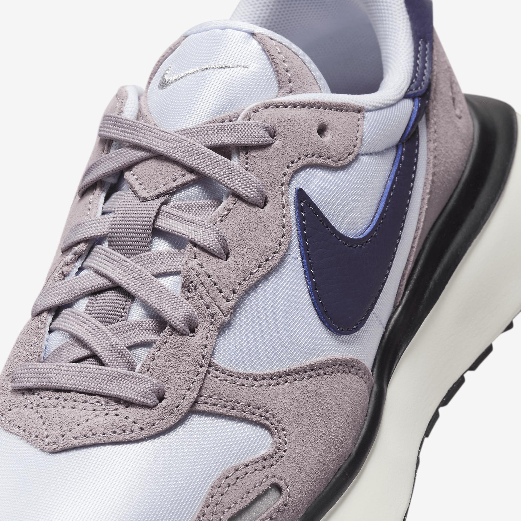 Nike Womens Nike Phoenix Waffle - Womens Running Shoes Football Grey/Dark Raisin/Lt Violet Ore Product Image
