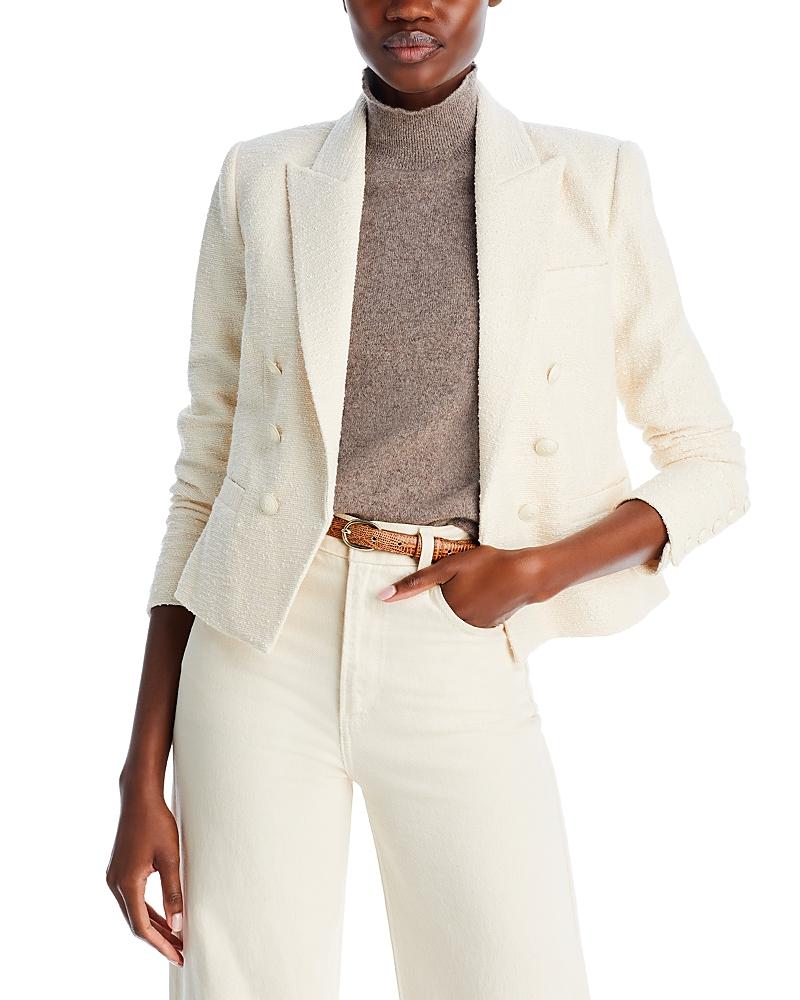 Brooke Double Breasted Crop Blazer L'AGENCE Product Image