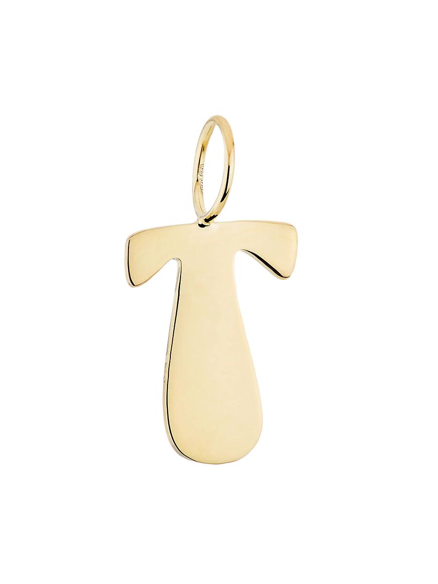 Womens Kelso 18K-Gold-Plated Initial Charm Product Image