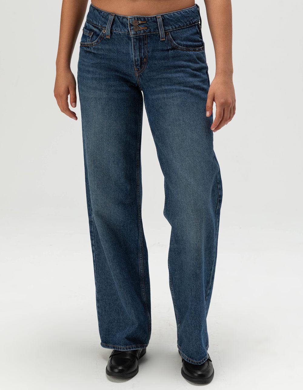 LEVI'S Superlow Loose Womens Jeans - Blended Beauty - DARK STONE Product Image