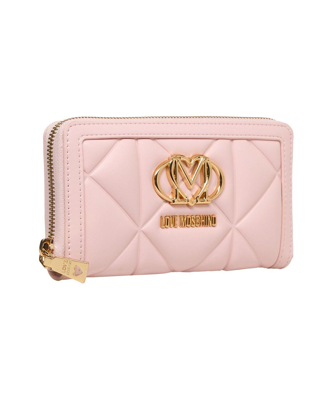 Quilted wallet with logo Product Image