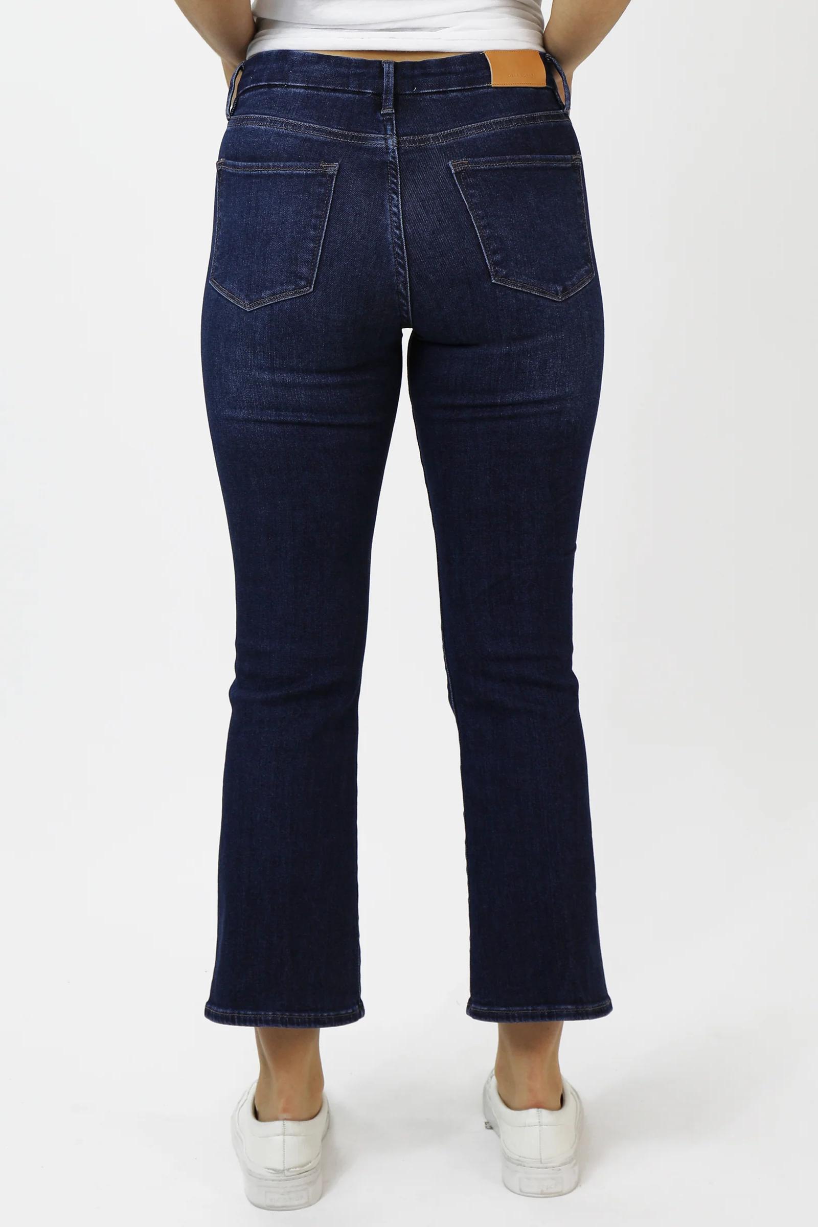 Jeanne Super High Rise Cropped Flare Jeans Product Image