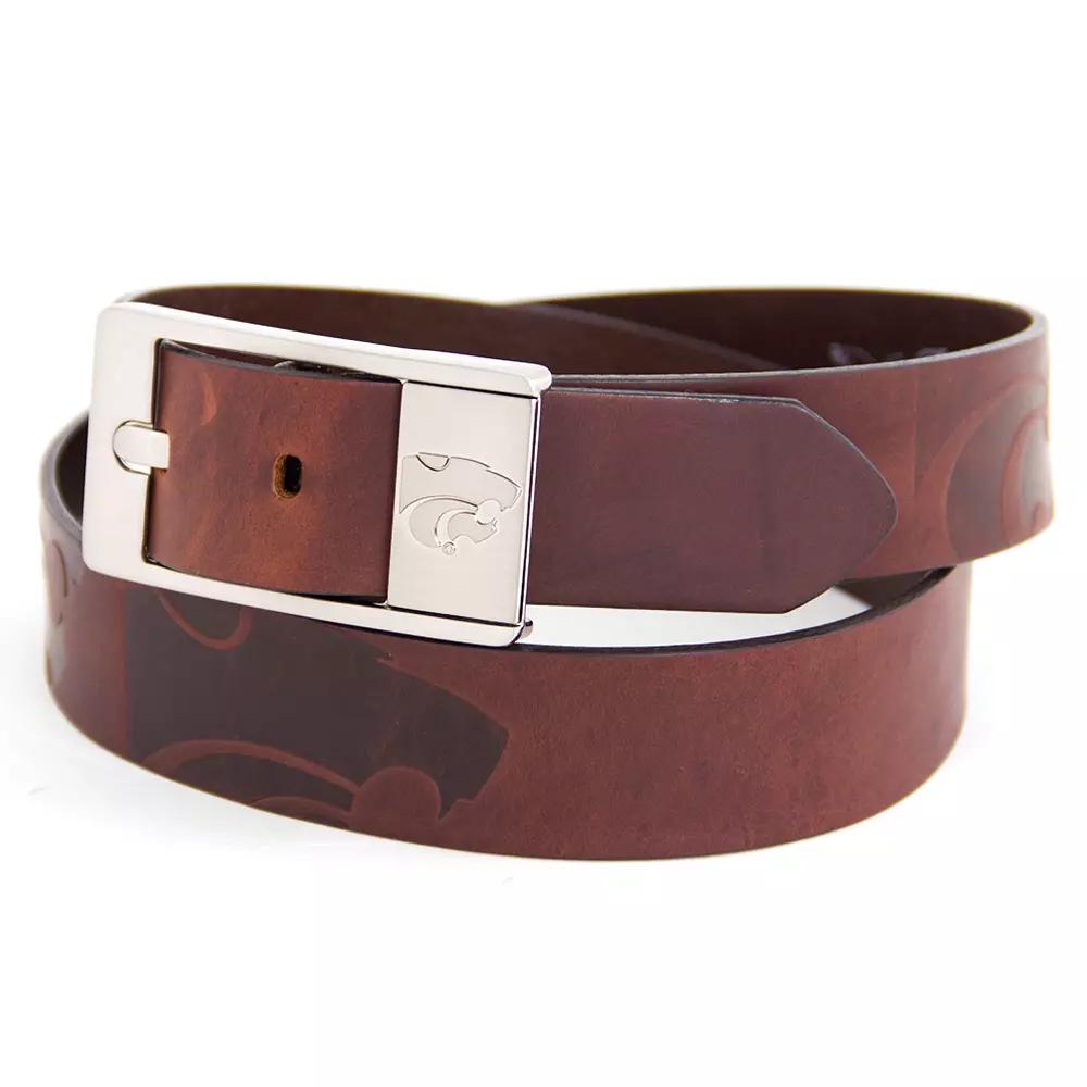 Men's North Carolina State Wolfpack Brandish Leather Belt,  Product Image