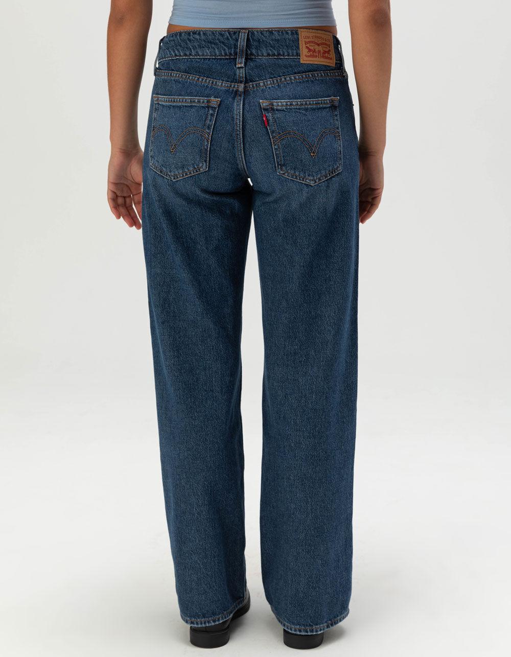 LEVI'S Superlow Loose Womens Jeans - Blended Beauty - DARK STONE Product Image