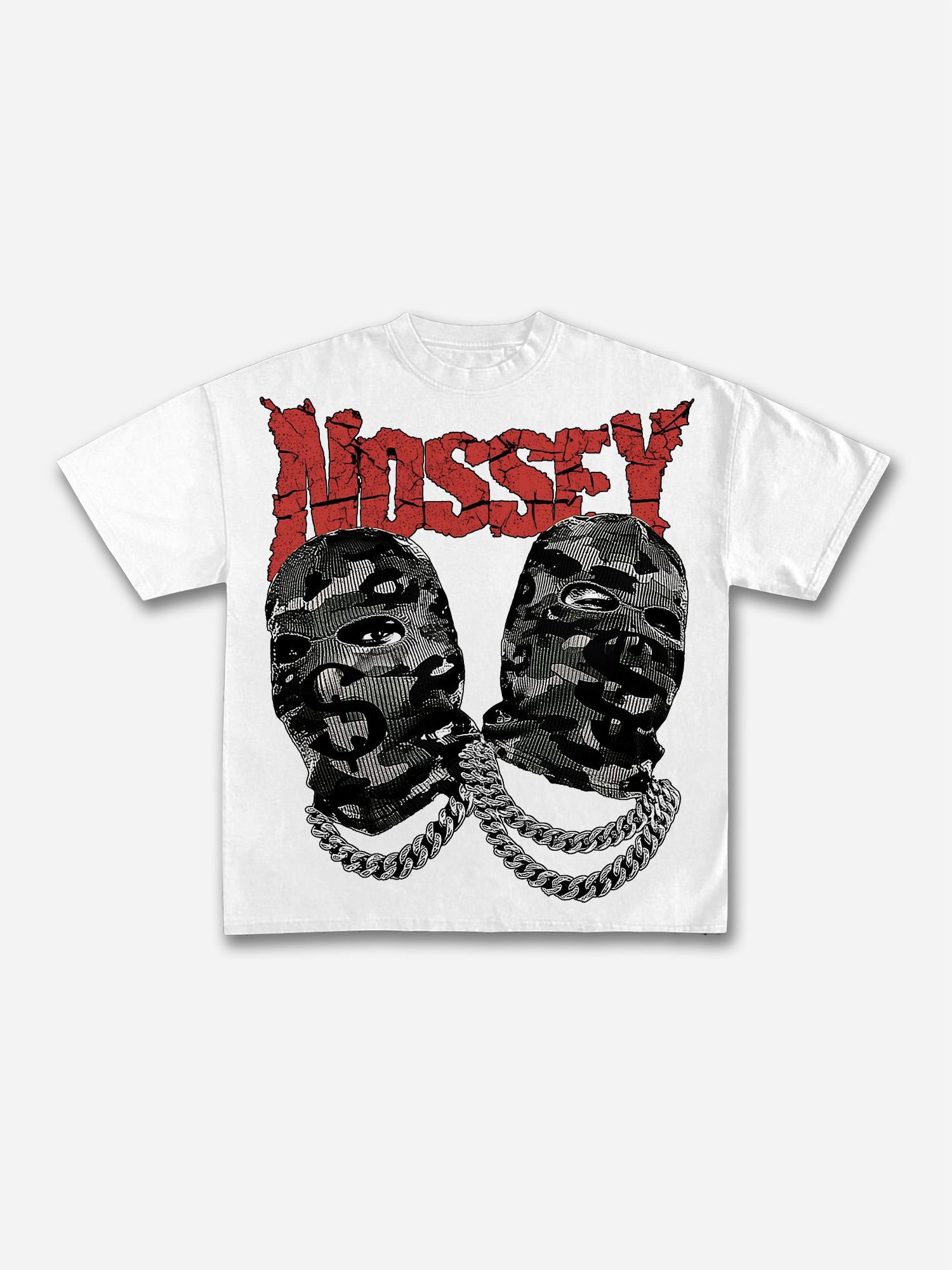 Valley Prayer Angel Vintage Distressed Graphic Cotton T-shirt Product Image