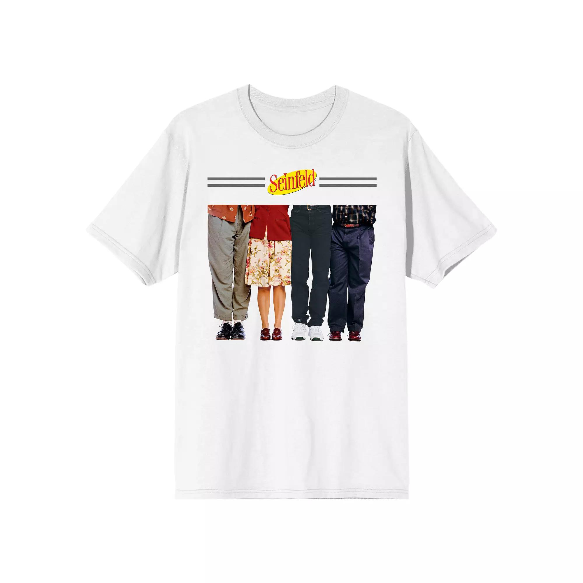 Men's Seinfeld Character Legs Tee, Size: XXL, White Product Image