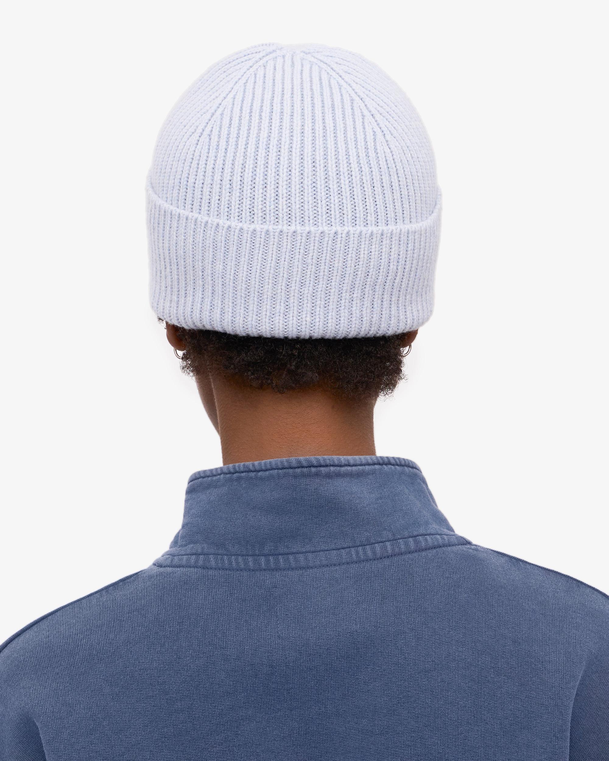 Merino Wool Beanie - Polar Blue Product Image