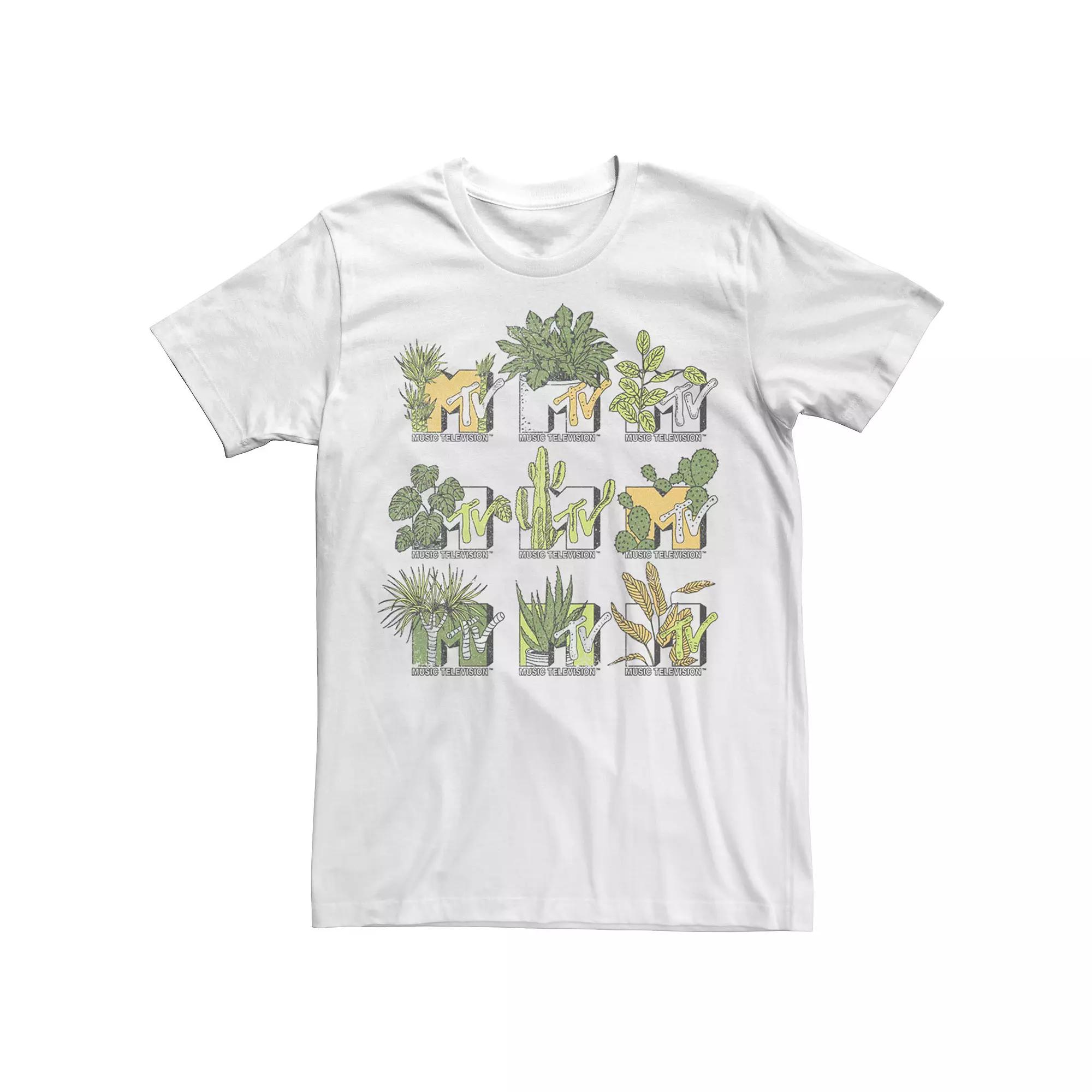Big & Tall MTV Succulent Grid Logo Tee, Men's,  Product Image