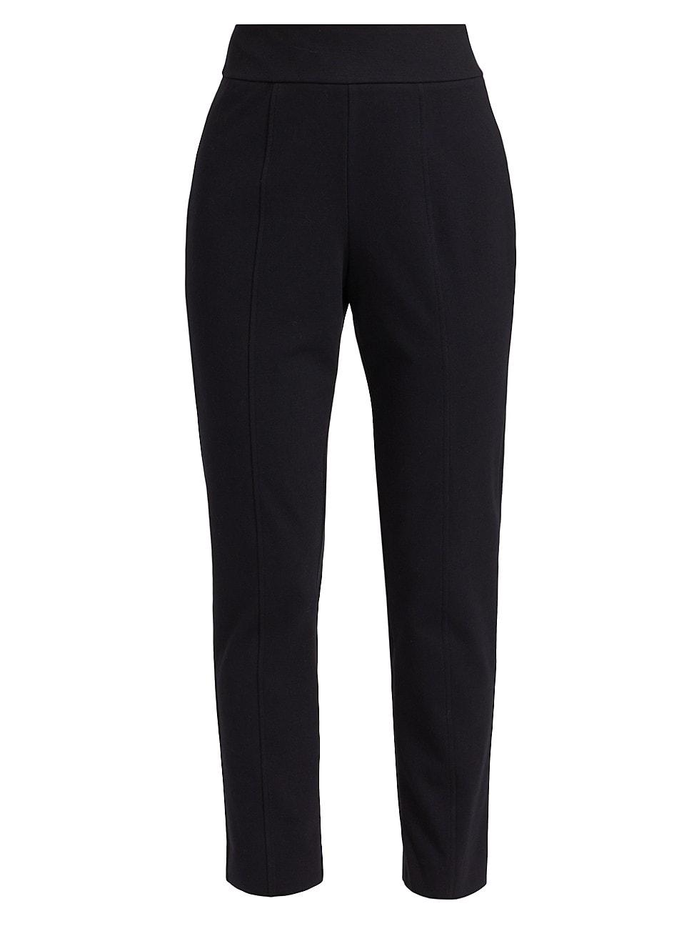 Womens COLLECTION Knit Straight-Leg Cropped Pants Product Image