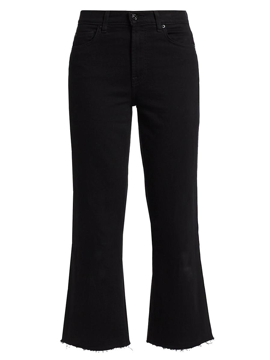 Womens Alexa Cropped Straight Jeans Product Image