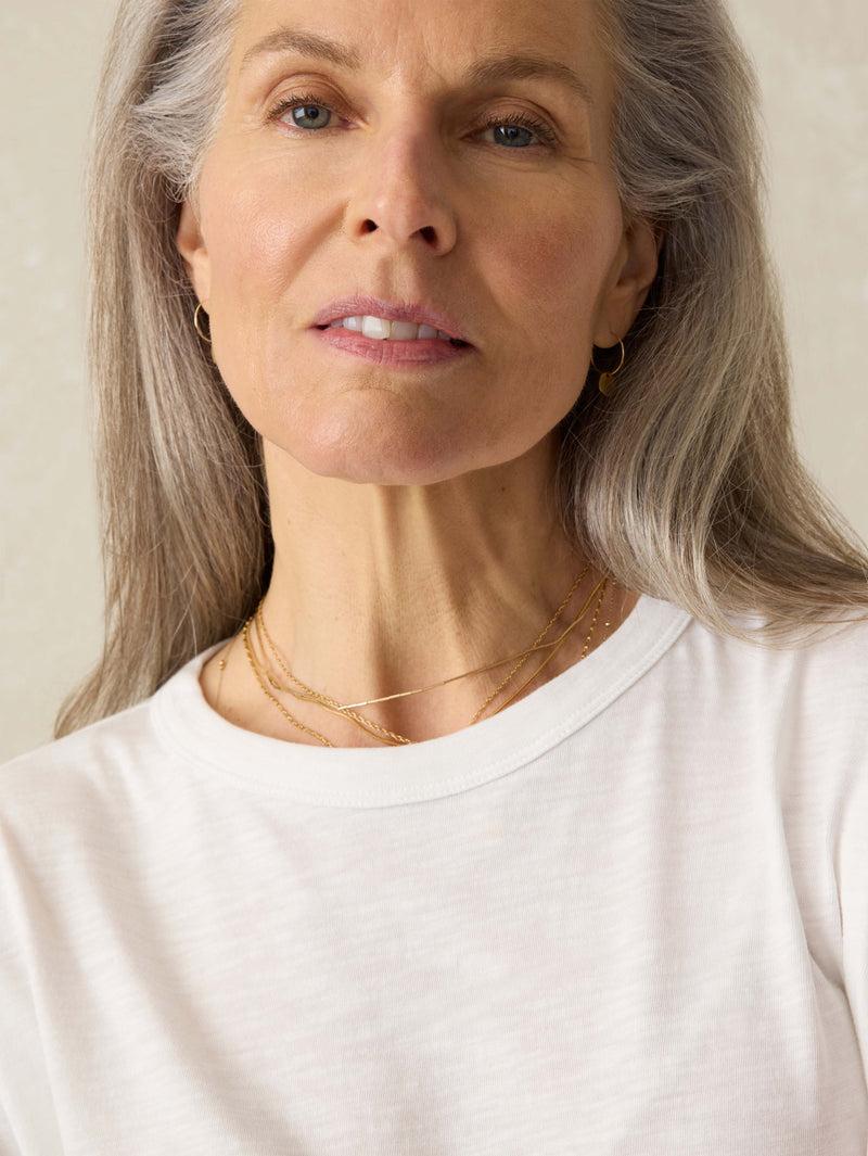 Sunwashed Regenerative Vintage Tee - White Female Product Image