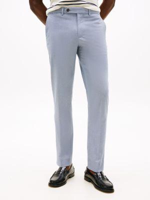 Stretch-Oxford Straight Dress Pant Product Image