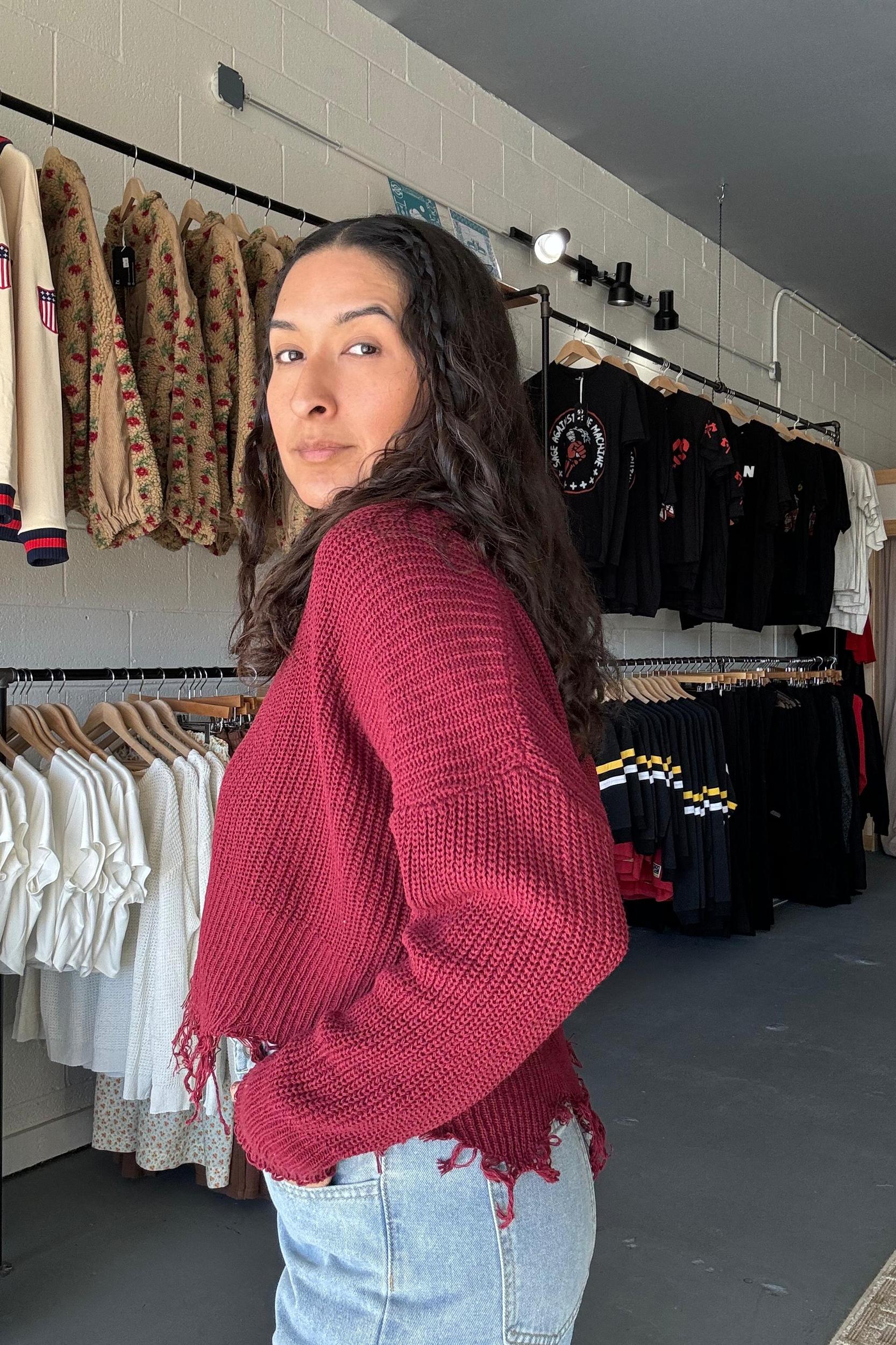 Tassel Knit Sweater Product Image