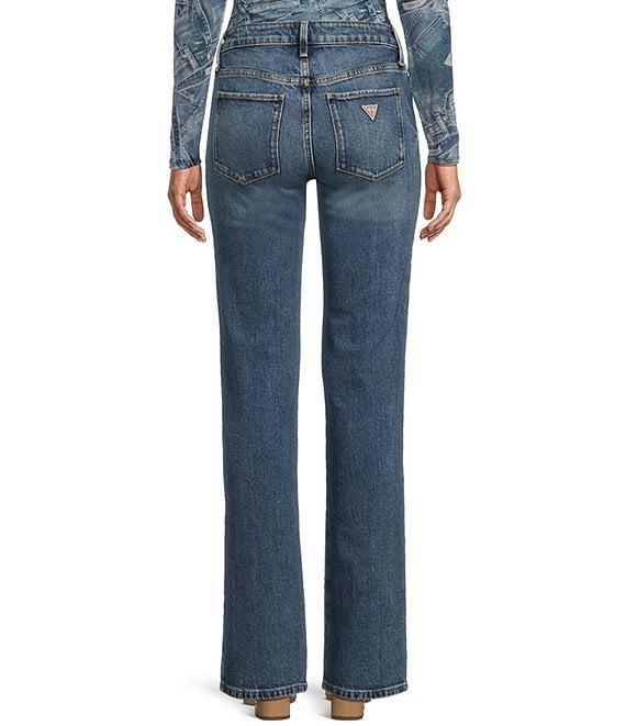Guess Mid Rise Straight Jeans Product Image