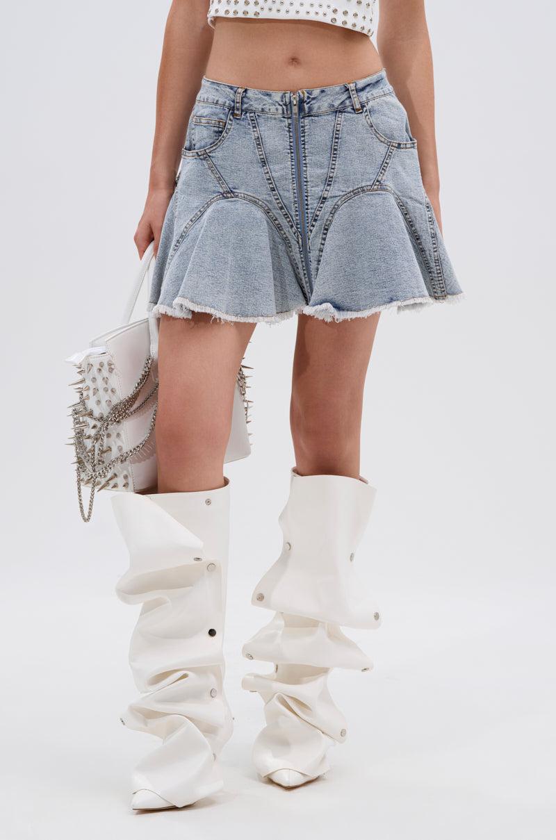 MIXED VIBES MINI SKIRT Product Image