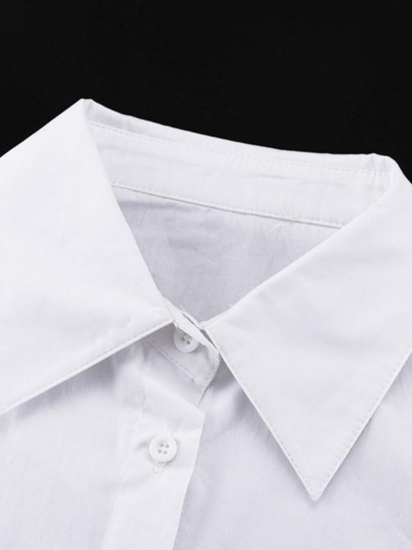 Off Shoulder Loose Long Sleeve Blouse Product Image