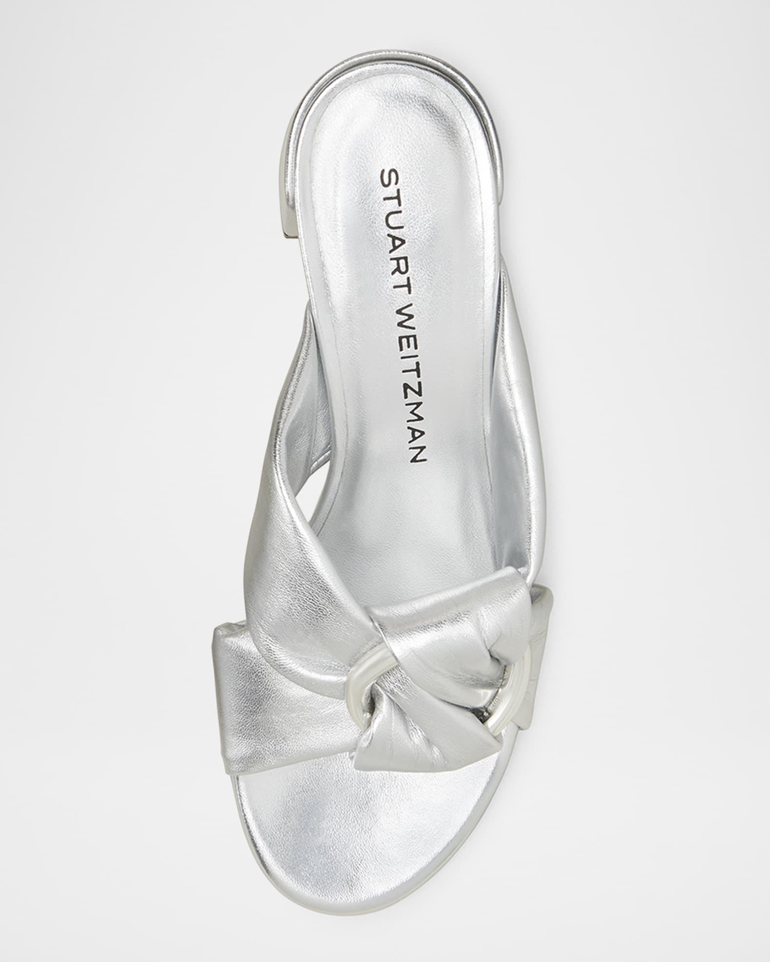 Cece Metallic Twisted Ring Slide Sandals Product Image