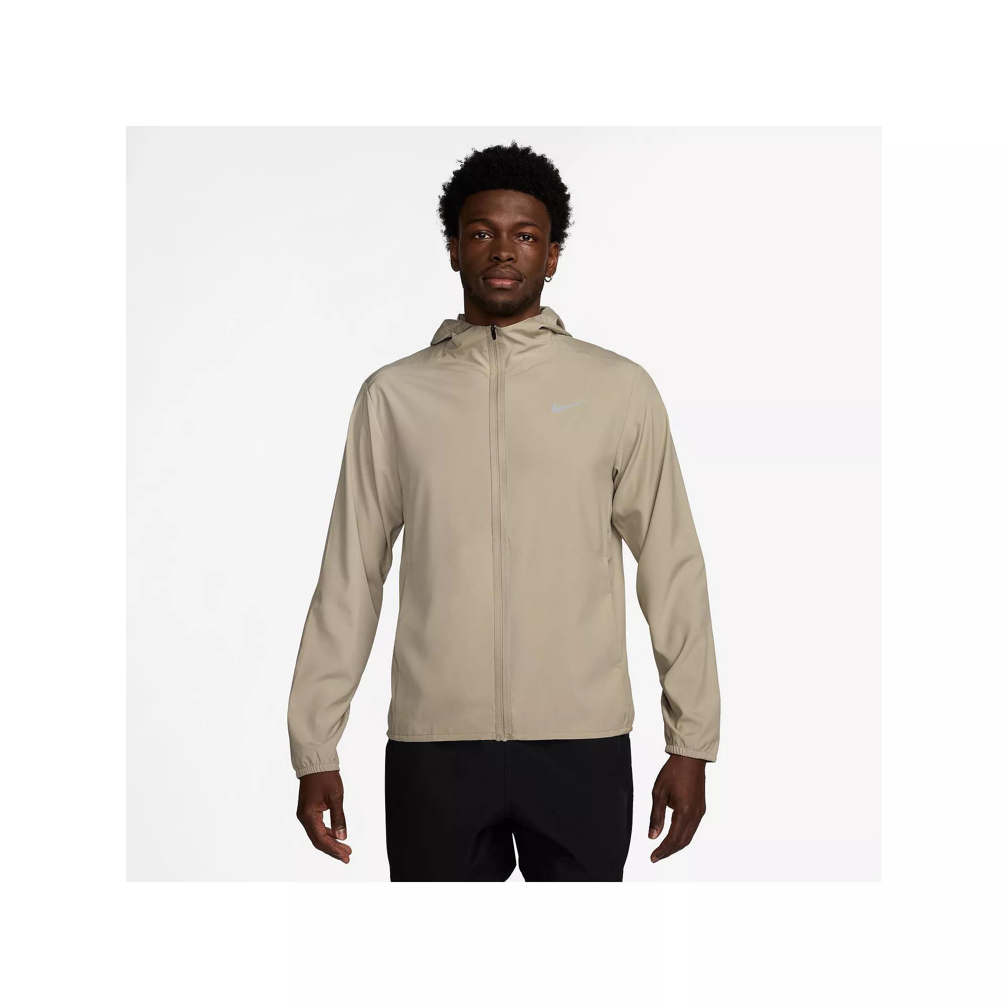 Men's Nike Dri-FIT Form Hooded Jacket, Size: Small, Desert Green Product Image