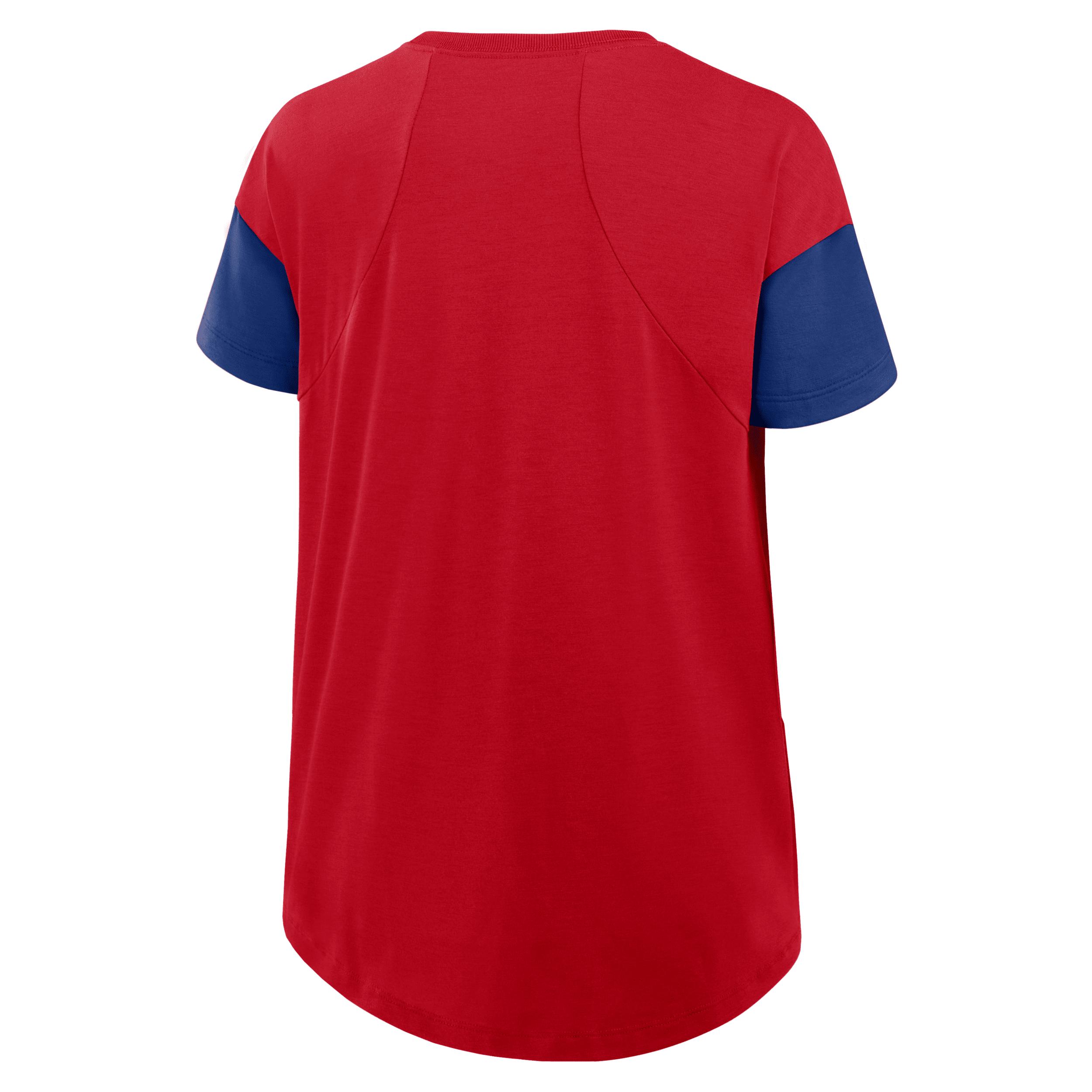 Philadelphia Phillies Flowy Womenâs Nike Women's Dri-FIT MLB T-Shirt Product Image
