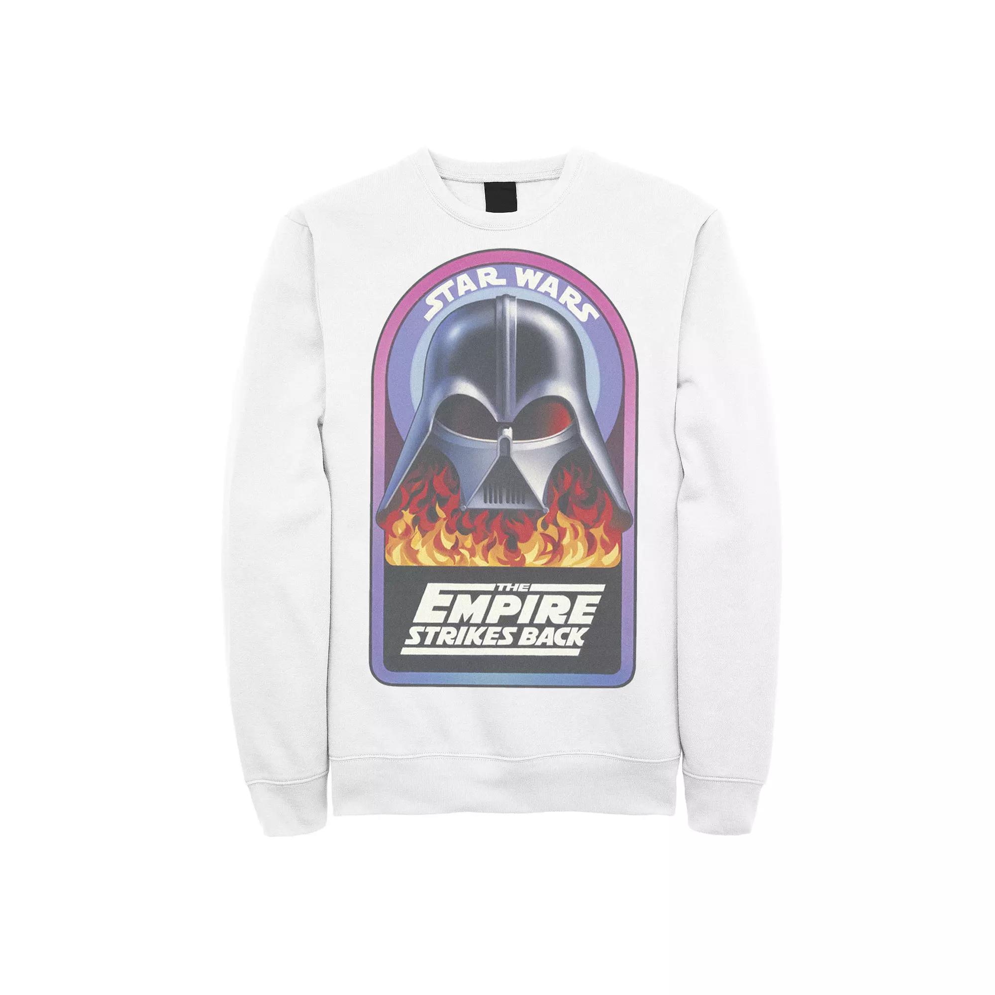 Men's Star Wars: The Empire Strikes Back 40th Darth Vader Flames Sweatshirt,  Product Image