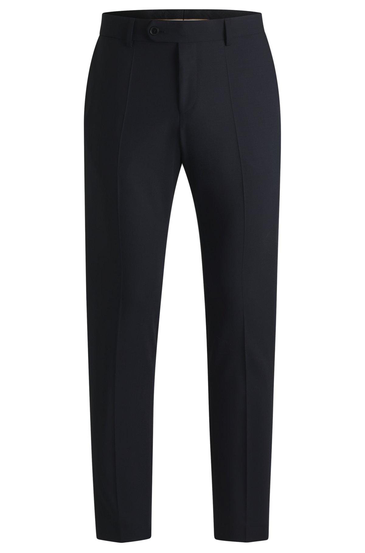 Formal trousers in washable super-flex fabric Product Image