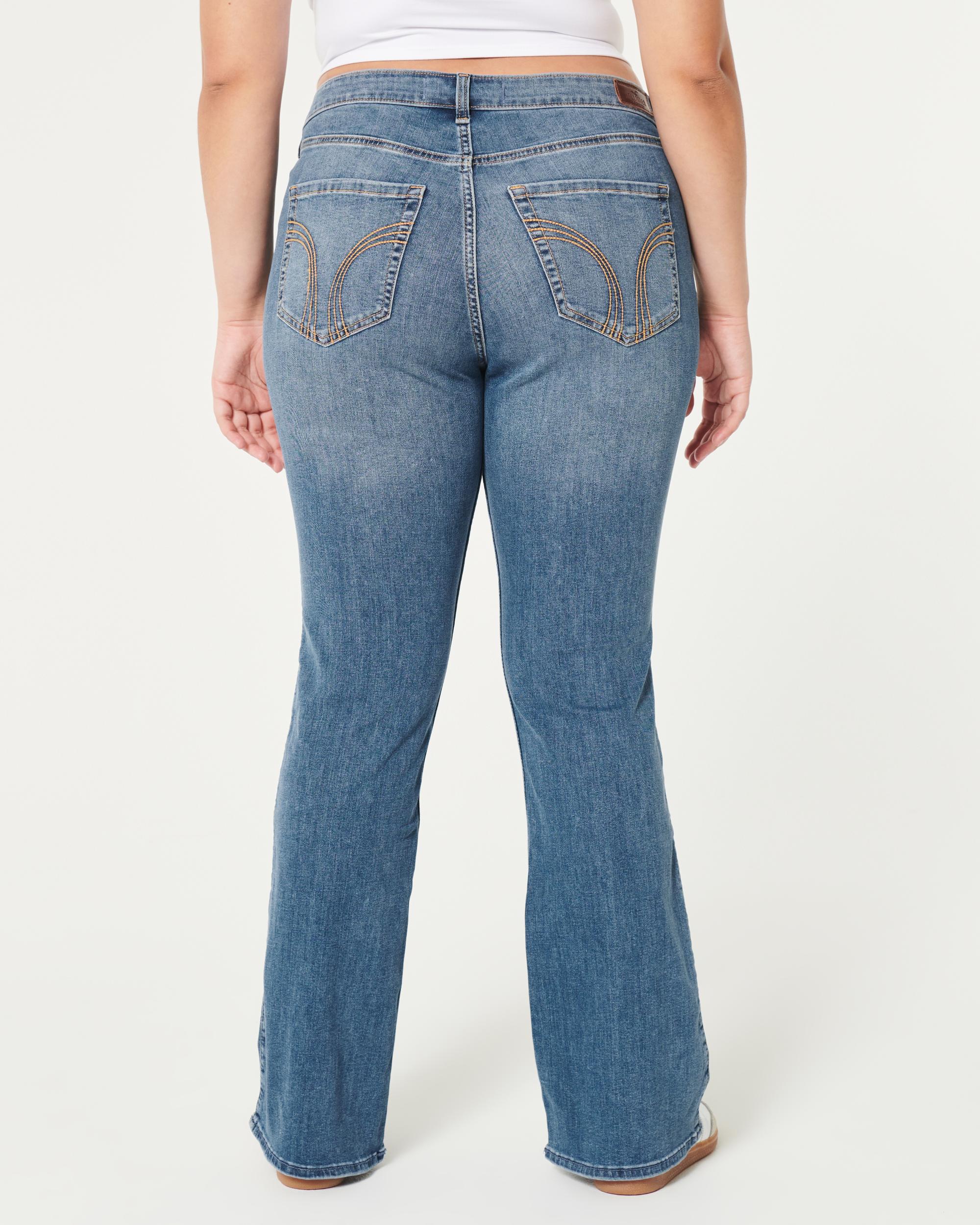 Curvy Mid-Rise Medium Wash Boot Jeans Product Image