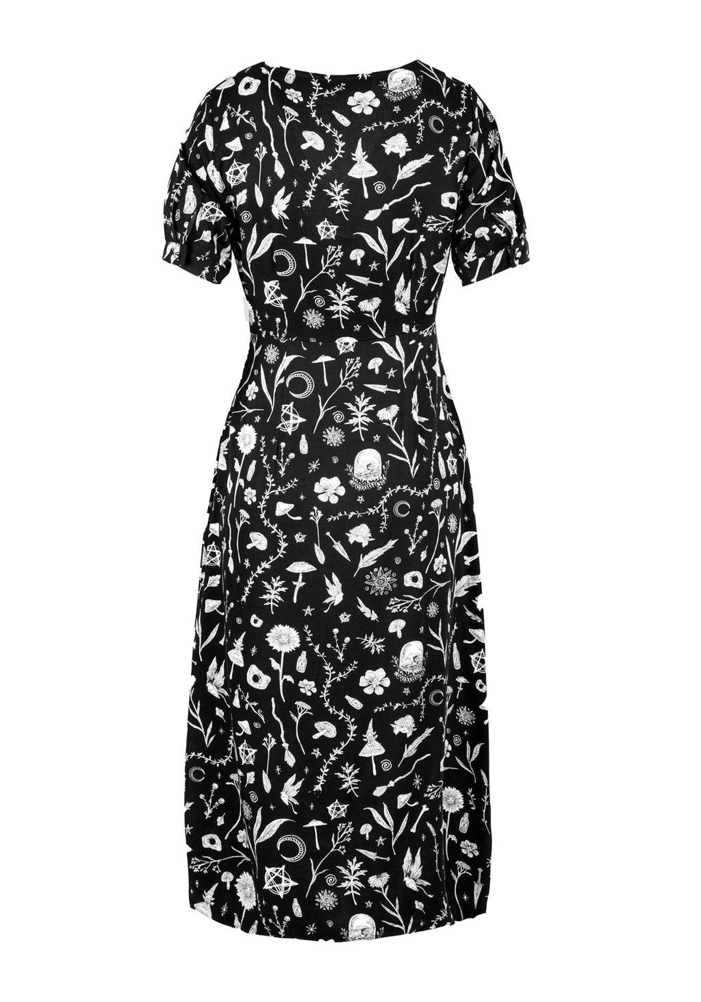 HEDGEWITCH V-NECK MIDI DRESS Product Image